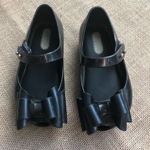 Black with sparkles mini Melissa’s sz7